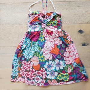 💥2/$30💥 Colourful tie-halter swim cover up